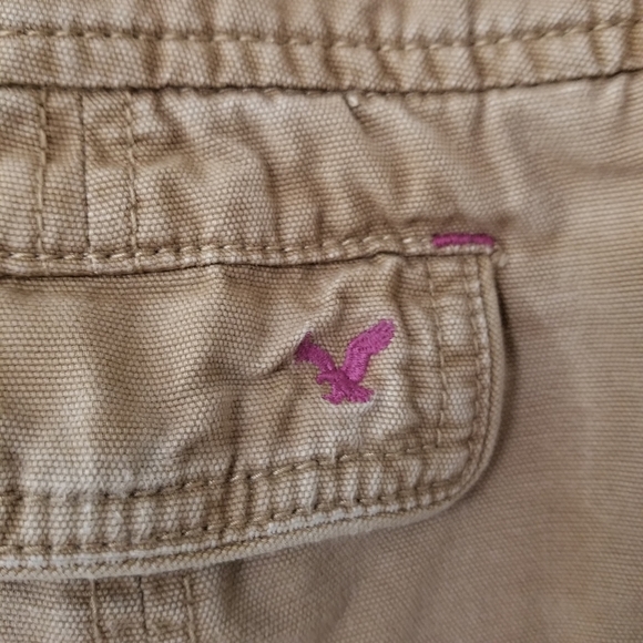 American Eagle Tan Mini Skirt - w/ Pockets! - Picture 3 of 7